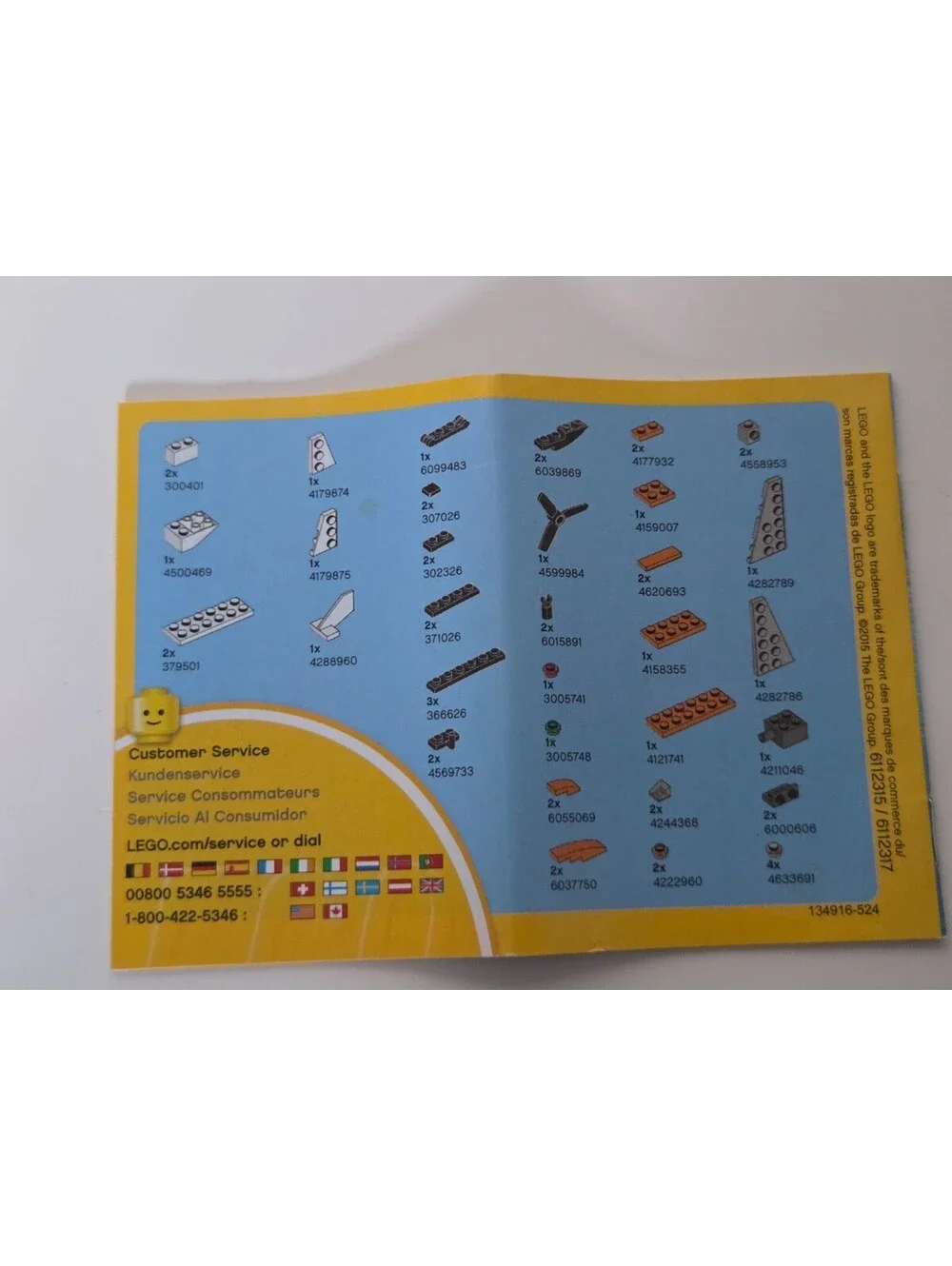 Lego Creator Set 31028 Sea Plane 3-In-1 Instruction Manual Booklet
